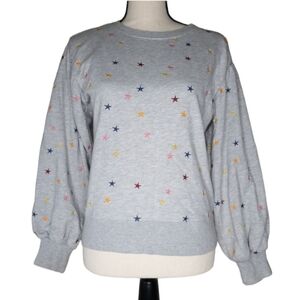 Adriano Goldschmied Kids Star Baloon Sleeve Crew Sweatshirt